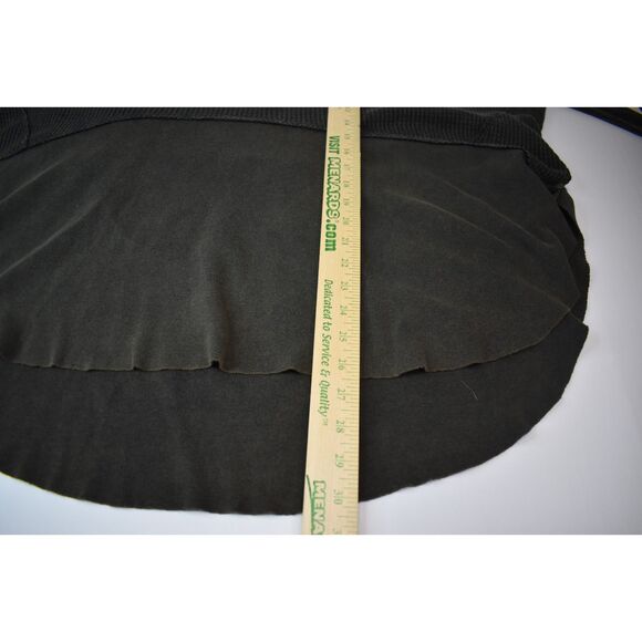 Free People We The Free Thermal Tunic Washed Black Oversized Thumb Holes Large - Picture 7 of 7